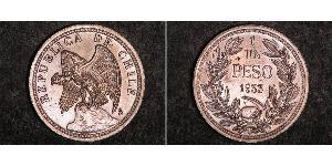 1 Peso Cile Argento 