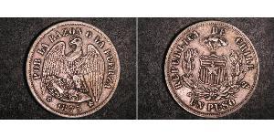 1 Peso Cile Argento 
