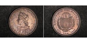 1 Peso El Salvador Argento Cristoforo Colombo (1451 - 1506)