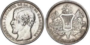 1 Peso Guatemala Argento 