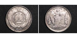 1 Peso Honduras (1821 - ) Argento 