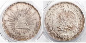 1 Peso Messico (1867 - ) Argento 