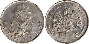 1 Peso Messico (1867 - ) Argento 