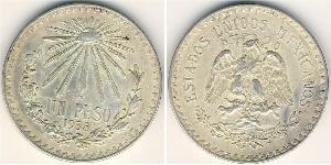 1 Peso Messico (1867 - ) Argento 