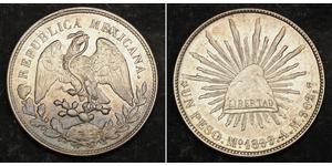 1 Peso Messico (1867 - ) Argento 