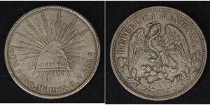1 Peso Messico (1867 - ) Argento 