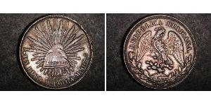1 Peso Messico (1867 - ) Argento 