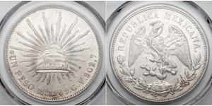 1 Peso Messico (1867 - ) Argento 