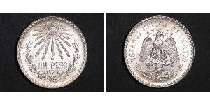 1 Peso Messico (1867 - ) Argento 