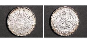 1 Peso Messico (1867 - ) Argento 