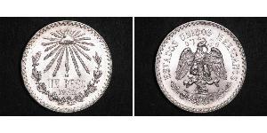 1 Peso Messico (1867 - ) Argento 