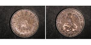 1 Peso Messico (1867 - ) Argento 
