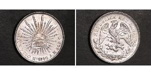 1 Peso Messico (1867 - ) Argento 