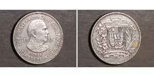 1 Peso Repubblica Dominicana Argento 