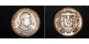 1 Peso Repubblica Dominicana Argento 