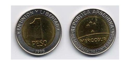 1 Peso Argentinien (1861 - ) Bilame 