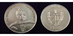 1 Peso Cuba (1898 - ) Copper/Nickel 
