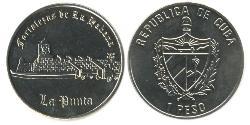 1 Peso Cuba (1898 - ) Copper/Nickel 