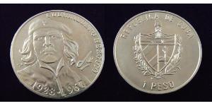 1 Peso Cuba (1898 - ) Copper/Nickel 