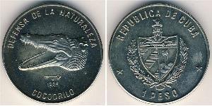 1 Peso Cuba (1898 - ) Copper/Nickel 