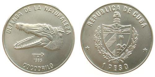 1 Peso Cuba (1898 - ) Copper/Nickel 