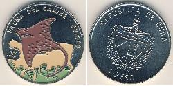 1 Peso Cuba (1898 - ) Cuivre/Nickel 