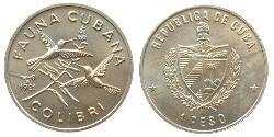 1 Peso Cuba (1898 - ) Cuivre/Nickel 
