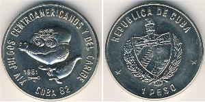 1 Peso Cuba (1898 - ) Cuivre/Nickel 