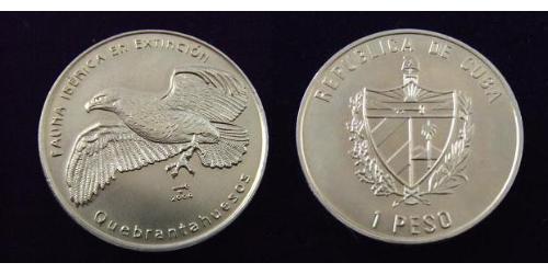 1 Peso Cuba (1898 - ) Cuivre/Nickel 