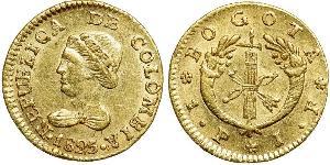 1 Peso Großkolumbien (1819 - 1831) Gold 