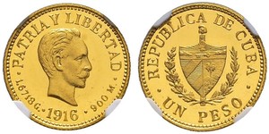 1 Peso Kuba Gold 