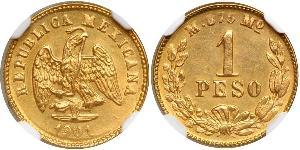 1 Peso Mexiko (1867 - ) Gold 