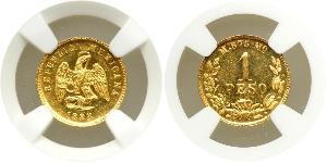 1 Peso Mexiko (1867 - ) Gold 