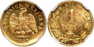 1 Peso United Mexican States (1867 - ) Gold 