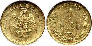1 Peso United Mexican States (1867 - ) Gold 