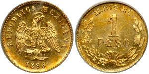 1 Peso United Mexican States (1867 - ) Gold 