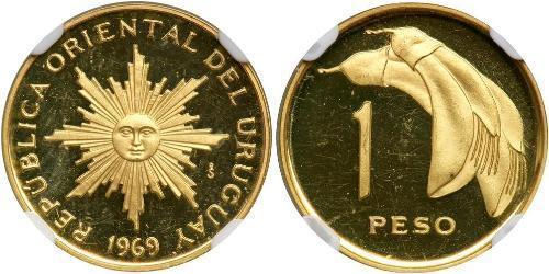 1 Peso Uruguay (1825 - ) Gold 