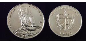 1 Peso Cuba (1898 - ) Kupfer/Nickel 