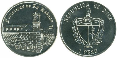 1 Peso Cuba (1898 - ) Kupfer/Nickel 
