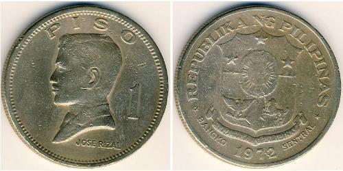 1 Peso Philippinen Kupfer/Zink/Nickel 