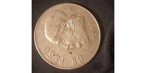1 Peso México (1867 - ) Níquel/Cobre 