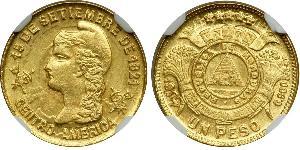 1 Peso Honduras (1821 - ) Or 