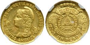 1 Peso Honduras (1821 - ) Or 