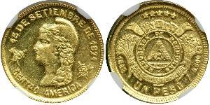 1 Peso Honduras (1821 - ) Or 