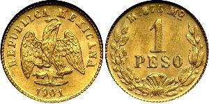 1 Peso Mexique (1867 - ) Or 