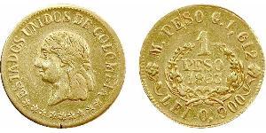 1 Peso États-Unis de Colombie (1863 - 1886) Or 