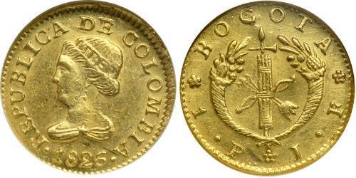 1 Peso Gran Colombia (1819 - 1831) Oro 