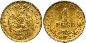 1 Peso Messico (1867 - ) Oro 