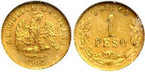 1 Peso Messico (1867 - ) Oro 