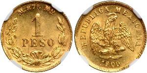 1 Peso México (1867 - ) Oro 